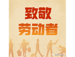 勞動創造未來，奮斗成就幸福！